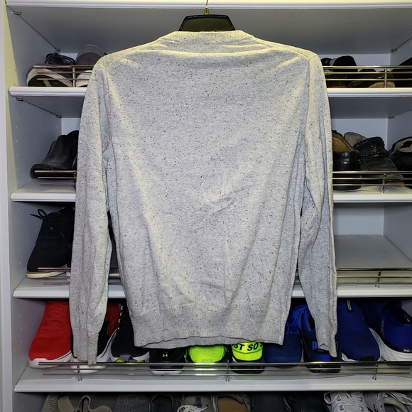 J. Crew Cotton Silk Donegal Tweed Henley Sweater - Picture 2 of 4